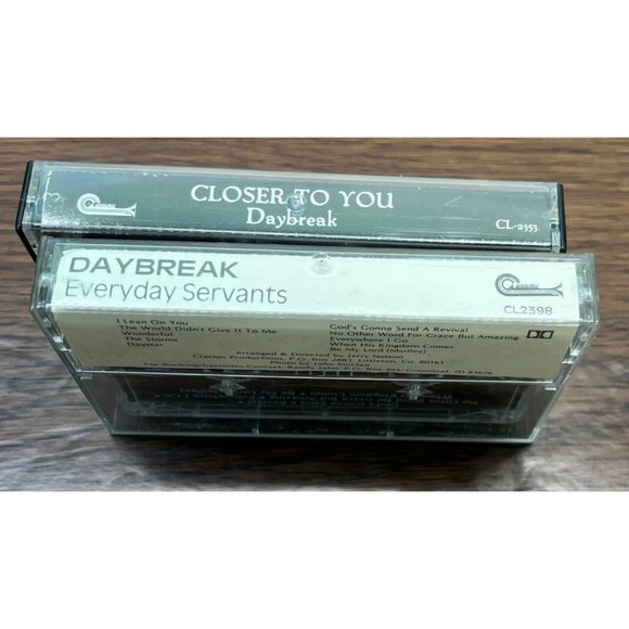 Daybreak Cassette Lot of 2 Everyday Servants and Closer to You Christian Music - Picture 4 of 4